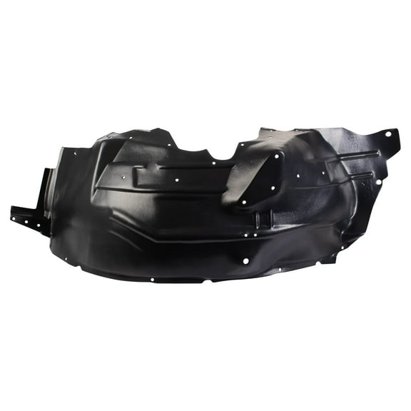 TRQ Front Right Inner Fender Liner Black Passenger Side Fits Select 2000-2005 Ford Excursion 1999-2007 F-250 Super Duty F-350 Super Duty FO1247108