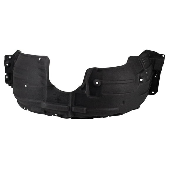 TRQ Front Right Inner Fender Liner Black Passenger Side Fits Select 2016-2022 Lexus RX350 2018-2022 RX350L RX450h RX450hL LX1249137
