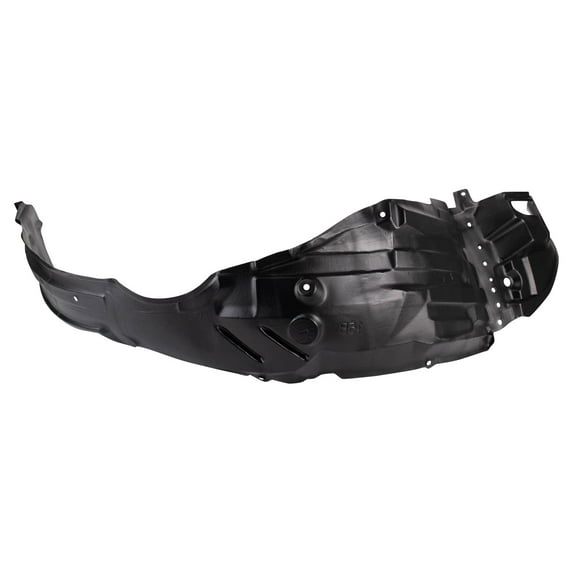 TRQ Front Right Inner Fender Liner Black Passenger Side Fits Select 2017-2019 Toyota Corolla TO1249210