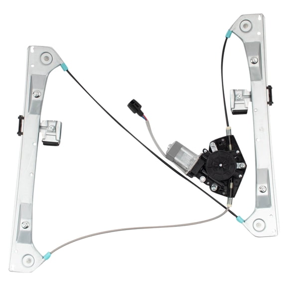 TRQ Front Passenger Side Power Window Motor and Regulator Assembly Fits 2006-2012 Ford Fusion without Auto Down Feature 2006-2011 Mercury Milan without Auto Down Feature