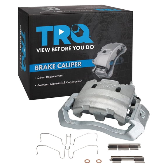 TRQ Front Right Rear Brake Caliper w/Bracket Passenger Side Compatible with 2005-2016 Ford F-450 Super Duty F-550 Super Duty 2006-2007 LCF 2010-2018 International TerraStar
