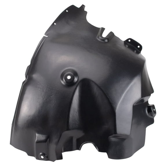TRQ Front Right Rearward Inner Fender Liner Black Passenger Side Fits Select 2007-2009 Dodge Sprinter 2500 CH1249145