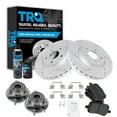 thumbnail image 1 of TRQ Front Semi-Metallic Brake Pad Hub & Performance Rotor Kit for Chevy Pontiac BKA21879, 1 of 8