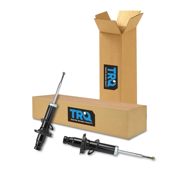 TRQ Front Shock Absorber Pair Set for Chevy Trailblazer GMC Envoy Rainier SBA60142