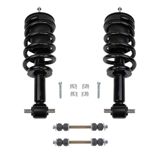 TRQ Front Shocks & Links Kit Fits 07-14 Avalanche Suburban Tahoe Yukon Escalade PSA52594 Fits select: 2007-2014 CHEVROLET TAHOE, 2007-2014 CHEVROLET SUBURBAN