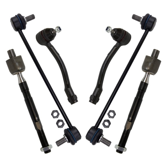 TRQ Front Steering Suspension & Drivetrain Kit Fits 12-17 Hyundai Accent Kia Rio PSA34491