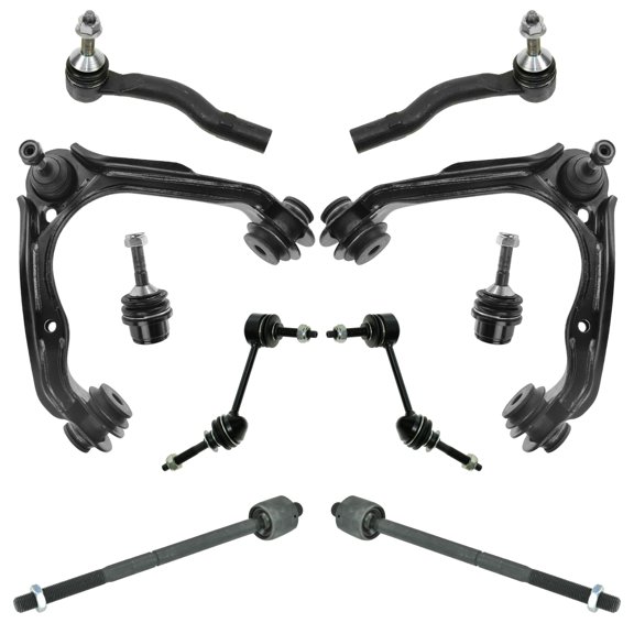 TRQ Front Steering Suspension Kit of 10 Control Arms Ball Joints Tie Rods New PSA58937 Fits select: 2003-2005 MERCURY GRAND MARQUIS, 2003-2005 FORD CROWN VICTORIA