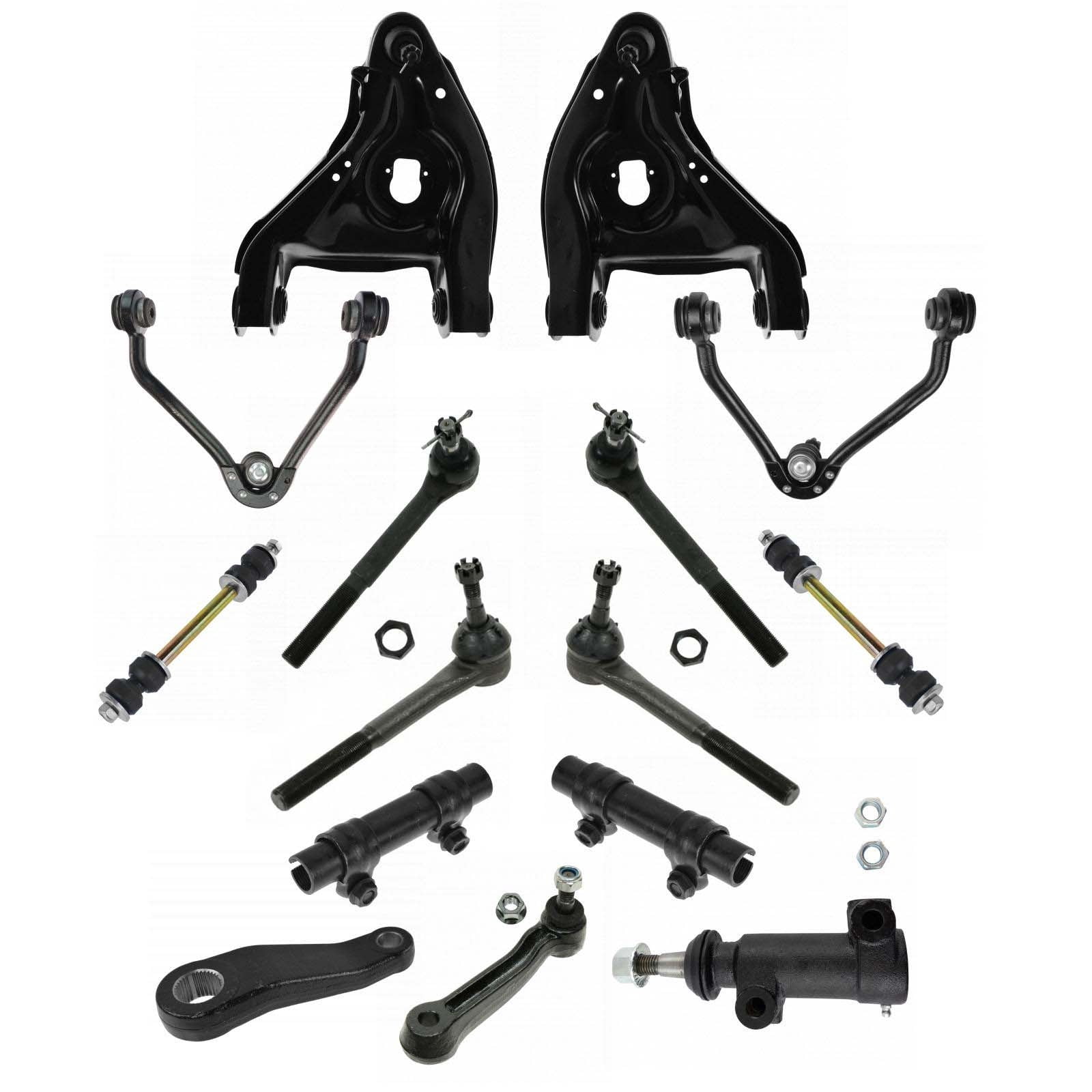 TRQ Front Steering and Suspension Kit Control Arm with Ball Joint Idler ...