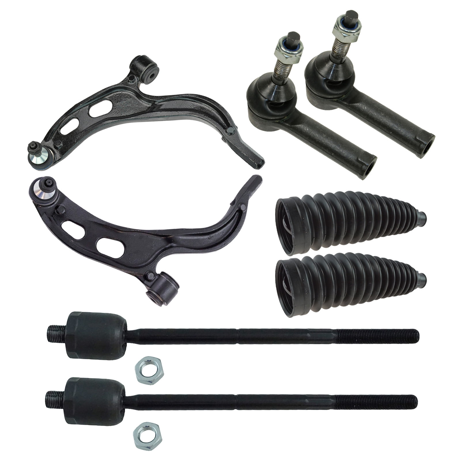 BOXI 2pcs Front Inner Tie Rod Ends Fit for Ford Flex 2013-2016