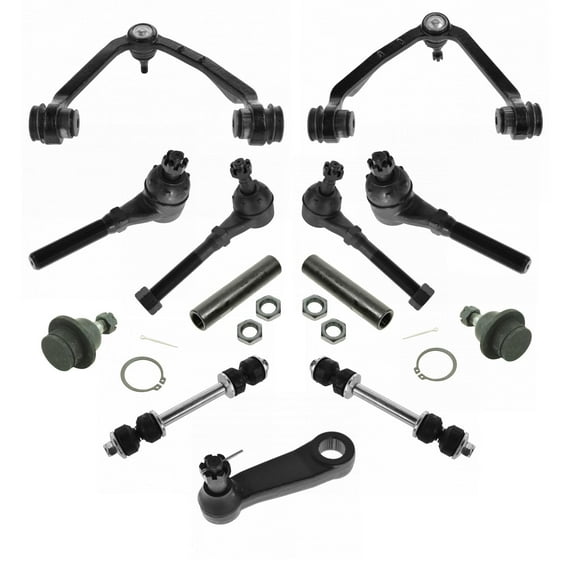 TRQ Front Steering & Suspension Kit Fits Ford Expedition F150 F250 Navigator PSA27315 Fits select: 2004 FORD F-150 HERITAGE, 1998-2002 LINCOLN NAVIGATOR