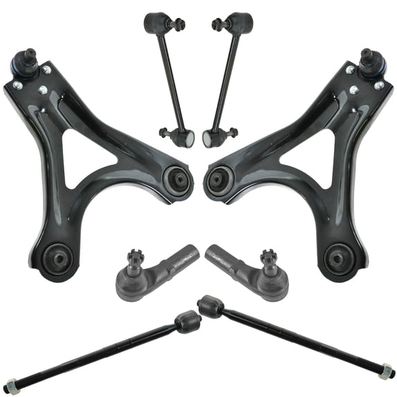 TRQ Front Steering Suspension Kit Set of 8 Control Arms Tie Rods Sway Links New PSA58921 Fits select: 1998-2000 FORD CONTOUR, 1999-2002 MERCURY COUGAR