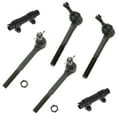 thumbnail image 1 of TRQ Front Steering Tie Rod End Inner Outer Adjusting Sleeve Kit Set 6pc for 2WD PSA55424, 1 of 5