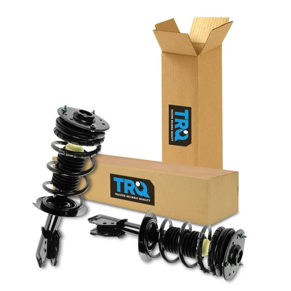TRQ Front Strut & Coil Spring Assembly Set Driver & Passenger Sides Fits Select 00-05 Chevrolet Cavalier Pontiac Sunfire