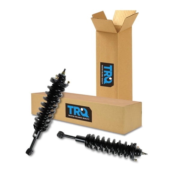 TRQ Front Strut & Coil Spring Assembly Set Driver & Passenger Sides Fits Select 03-23 Toyota 4Runner 07-14 FJ Cruiser 05-15 Tacoma