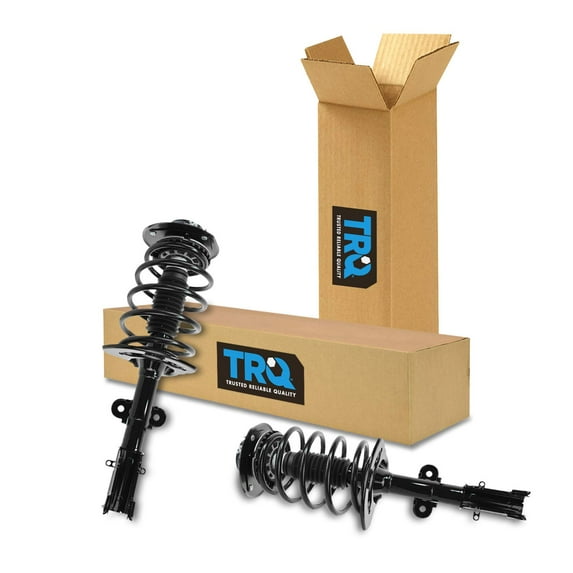 TRQ Front Strut & Coil Spring Assembly Set Driver & Passenger Sides Fits Select 04-08 Chrysler Pacifica