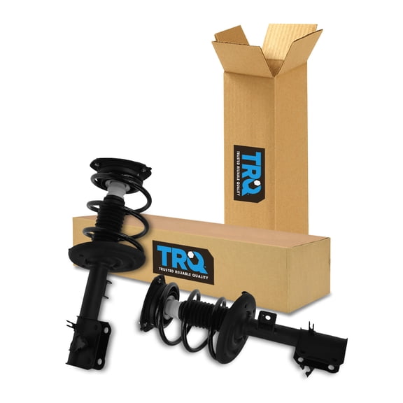 TRQ Front Driver and Passenger Side Strut and Spring Assembly Set Loaded Fits 07-13 Nissan Altima