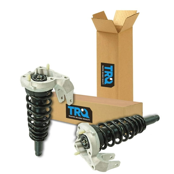 TRQ Front Strut & Coil Spring Assembly Set Driver & Passenger Sides Fits Select 08-13 Cadillac CTS