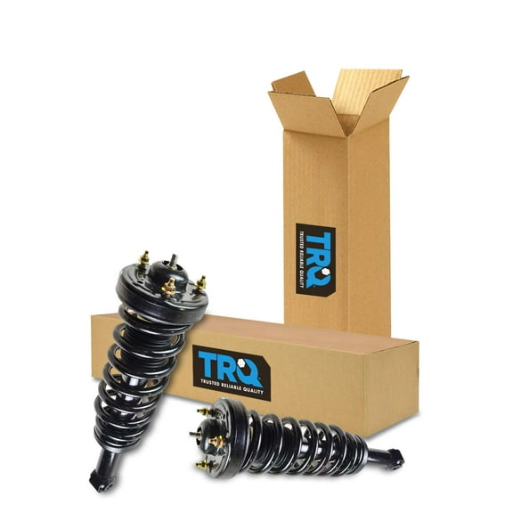 TRQ Front Strut & Coil Spring Assembly Set Driver & Passenger Sides Fits Select 09-13 Ford F-150