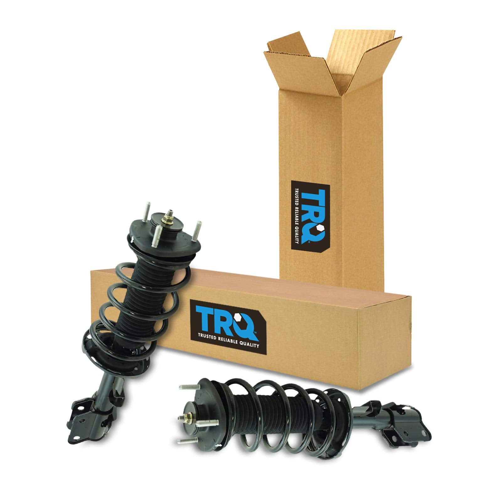 TRQ Front Strut & Coil Spring Assembly Set Driver & Passenger Sides Fits Select 11-17 Honda Odyssey