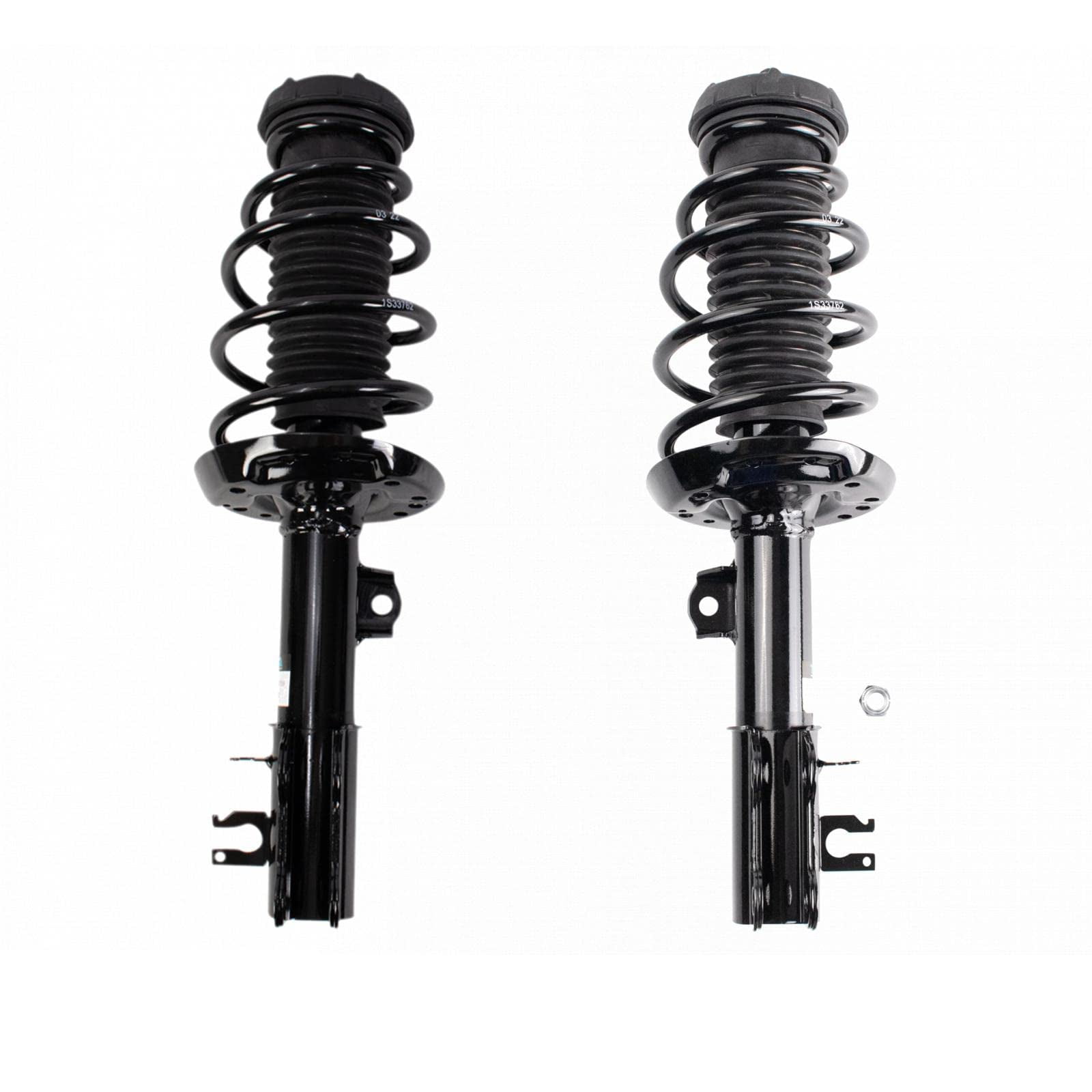 TRQ Front Strut & Coil Spring Assembly Set Driver & Passenger Sides ...