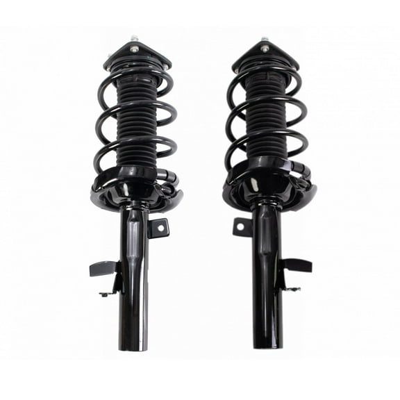 TRQ Front Strut & Coil Spring Assembly Set Driver & Passenger Sides Fits Select 13-18 Ford C-Max