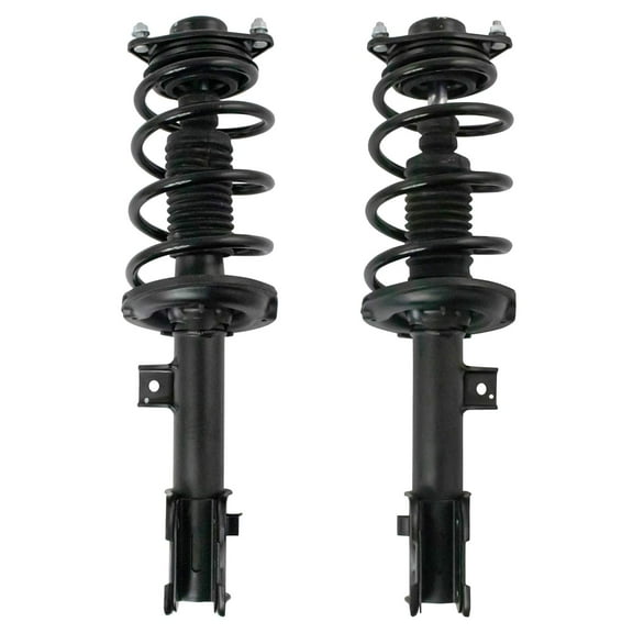 TRQ Front Strut & Coil Spring Assembly Set Driver & Passenger Sides Fits Select 15-18 Hyundai Santa Fe Sport 14-15 Kia Sorento