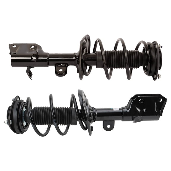 TRQ Front Strut & Coil Spring Assembly Set Driver & Passenger Sides Fits Select 18-20 Subaru Crosstrek