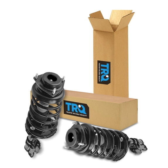 TRQ Front Strut & Coil Spring Assembly Set Driver & Passenger Sides Fits Select 97-99 INFINITI QX4 96-99 Nissan Pathfinder