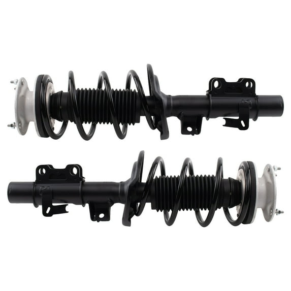 TRQ Front Strut & Coil Spring Assembly Set Driver & Passenger Sides Fits Select 14-19 Cadillac CTS