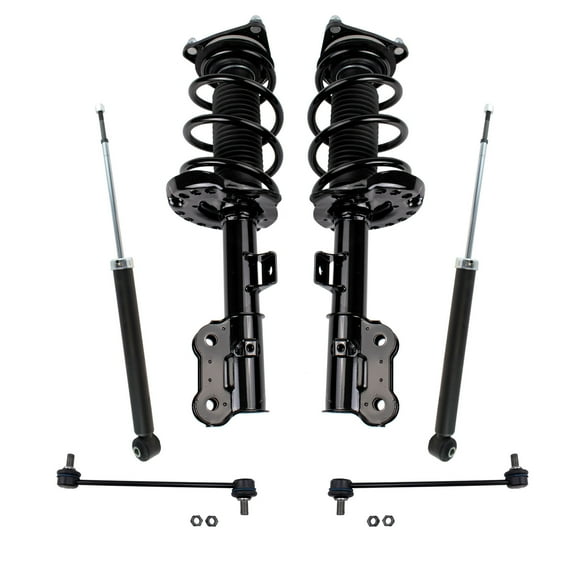 TRQ Front Struts Stabilizer Links & Rear Shocks Kit Fits 2014-2019 Kia Soul SKA28778