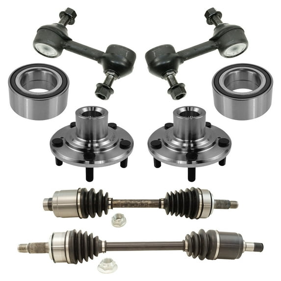 TRQ Front Suspension & Drivetrain Kit For 2009-2013 Acura TSX 08-12 Honda Accord PSA48863
