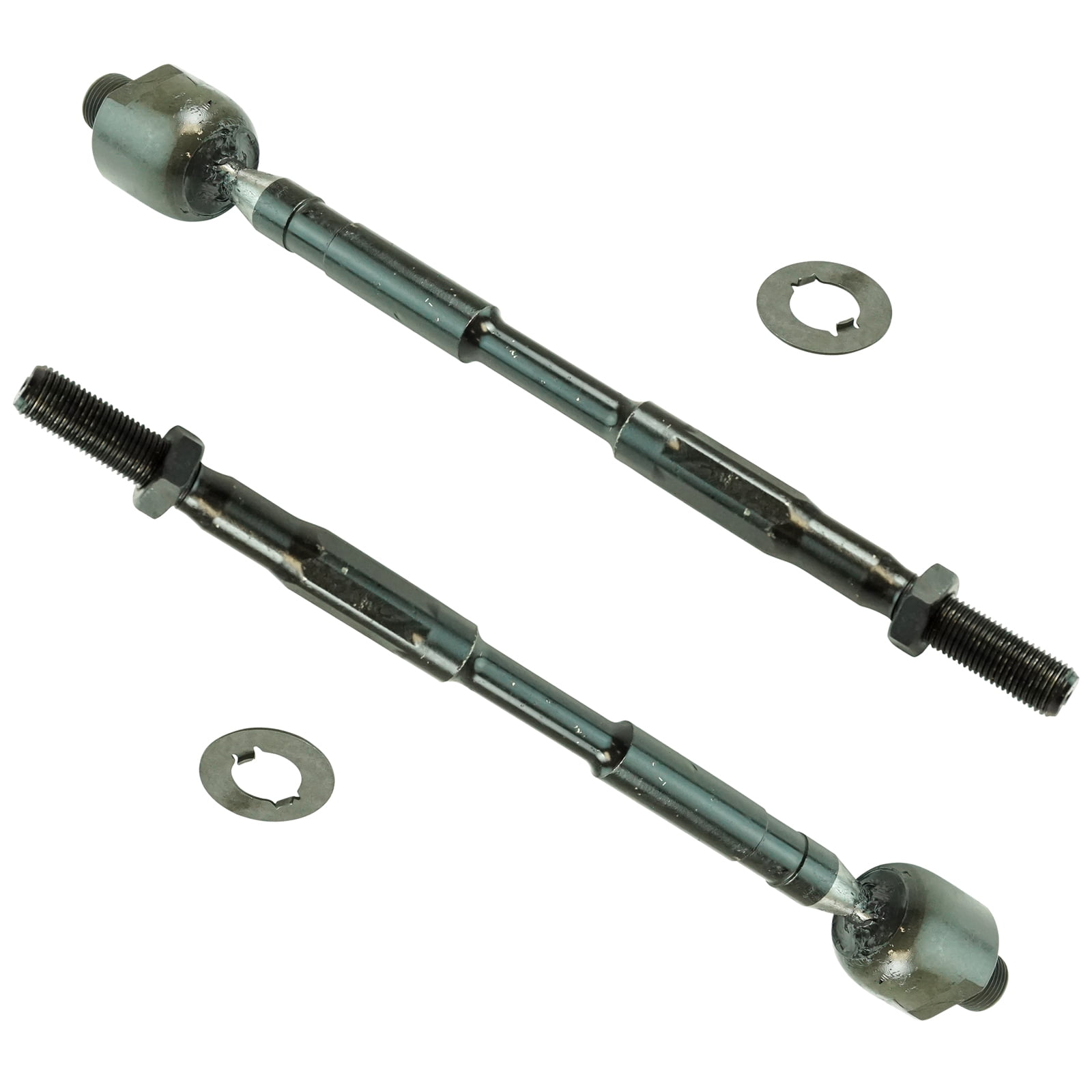 TRQ Front Suspension Inner Tie Rod End Driver Passenger Side Pair for