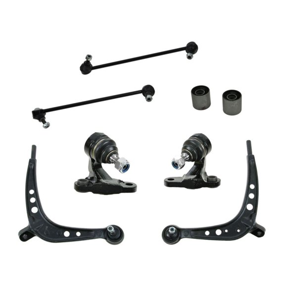 TRQ Front Suspension Kit Control Arm Tie Rod End Ball Joint For BMW 325Xi 330Xi PSA56116