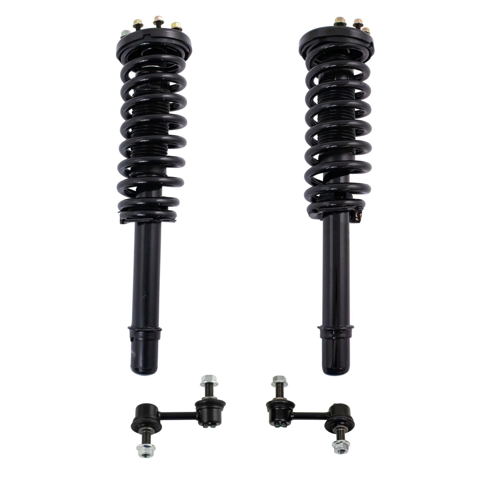 Pair Of Front Complete Struts With Mounts – 2003-2007 Honda Accord, Left & Right (imcarparts, New)
