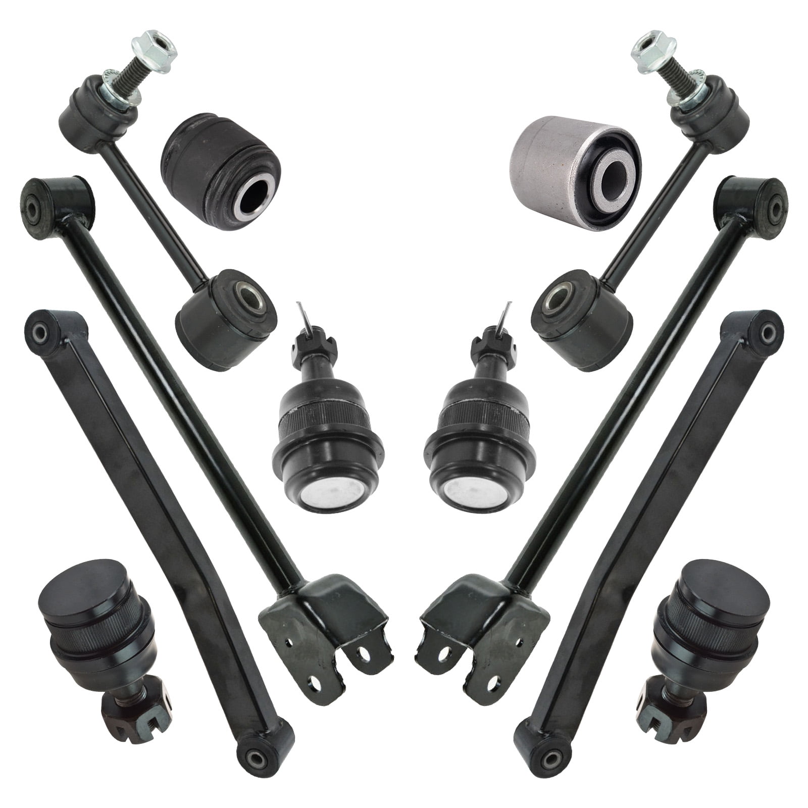 Heavyweight Champion 5-Inch Lift Kit – 8pc Upper/Lower Control Arms For Jeep Wrangler JK 2007-2018