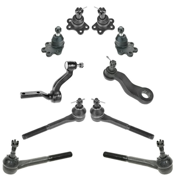 TRQ Front Suspension Kit Set Tie Rod Ball Joint Pitman Idler For Chevy GMC Truck PSA56163