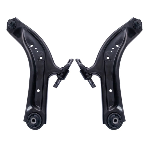 TRQ Front Suspension Lower Control Arm Ball Joint Assembly Pair for Rogue PSA66969