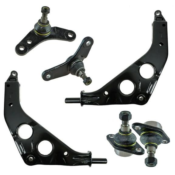 TRQ Front Suspension Lower Control Arm Ball Joint Kit Set 6pc for Mini Cooper PSA62867