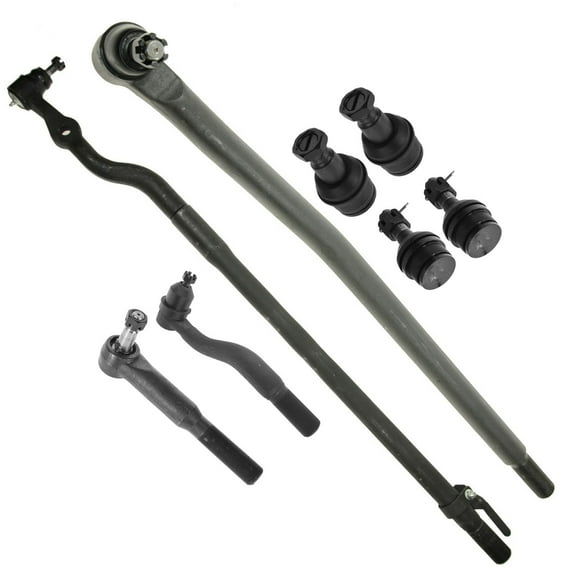 TRQ Front Suspension Tie Rod Ball Joint 8pc Kit for Excursion F-Series Pickup PSA58747