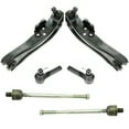 thumbnail image 1 of TRQ Front Tie Rod End Ball Joint Control Arm Suspension Steering Kit Set 6pc New PSA86030, 1 of 9