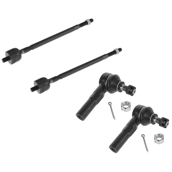 TRQ Front Tie Rod Set Fits Select 1992-1998 Toyota Paseo 1991-1998 Tercel