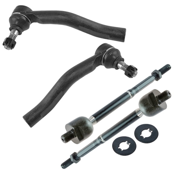 TRQ Front Tie Rod Set Fits Select 2000-2005 Toyota Echo