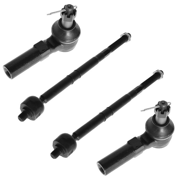 TRQ Front Tie Rod Set Fits Select 2001-2007 Ford Escape 2001-2006 Mazda Tribute 2005-2007 Mercury Mariner