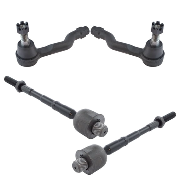 TRQ Front Tie Rod Set Fits Select 2003-2008 INFINITI FX35 FX45