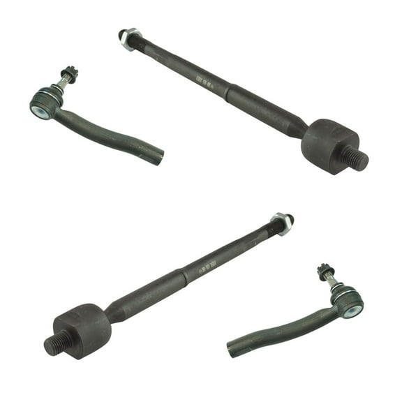 TRQ Front Tie Rod Set Fits Select 2004-2009 Toyota Prius
