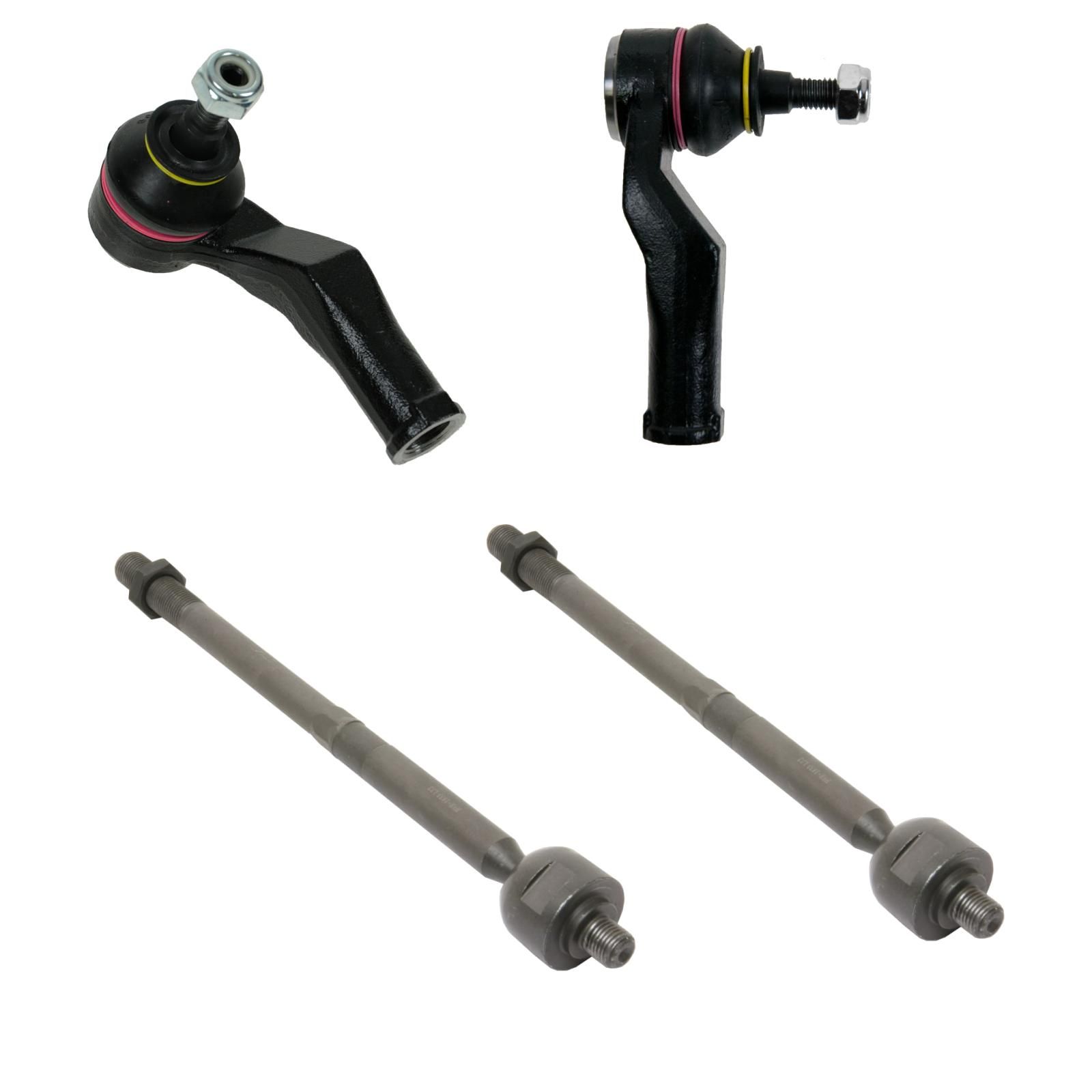 TRQ Front Tie Rod Set Fits Select 2008-2013 Volvo C30 2006-2013 C70 ...