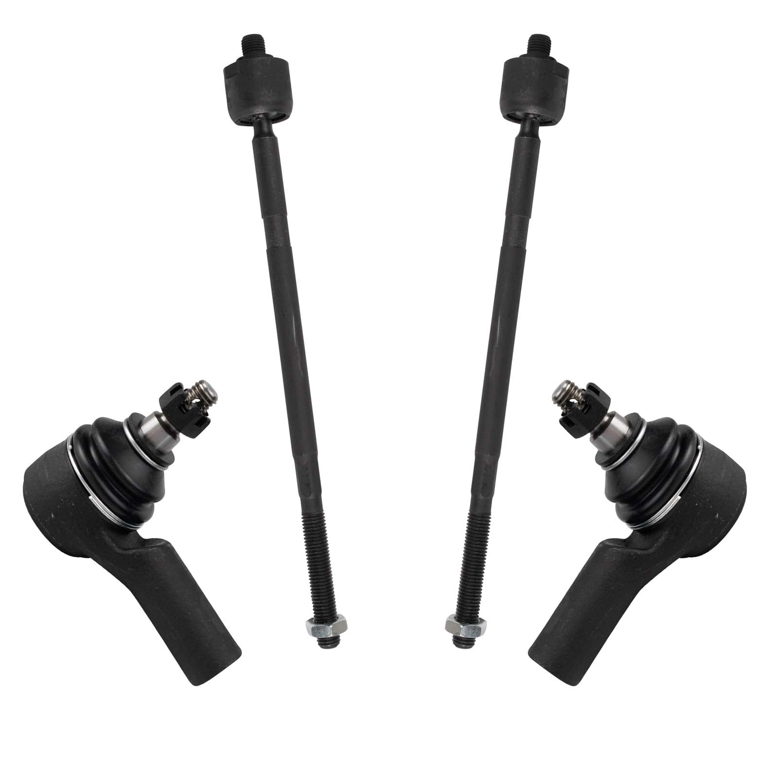 A-Premium Left And Right Tie Rod End Drag Link Compatible With Ford E-250 2003-2006