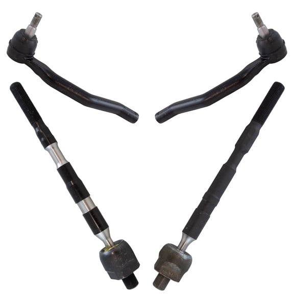 TRQ Front Tie Rod Set Fits Select 2011-2017 Nissan Quest