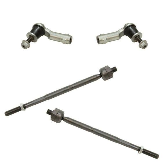 TRQ Front Tie Rod Set Fits Select 2015-2017 Chrysler 200 2013-2016 Dodge Dart