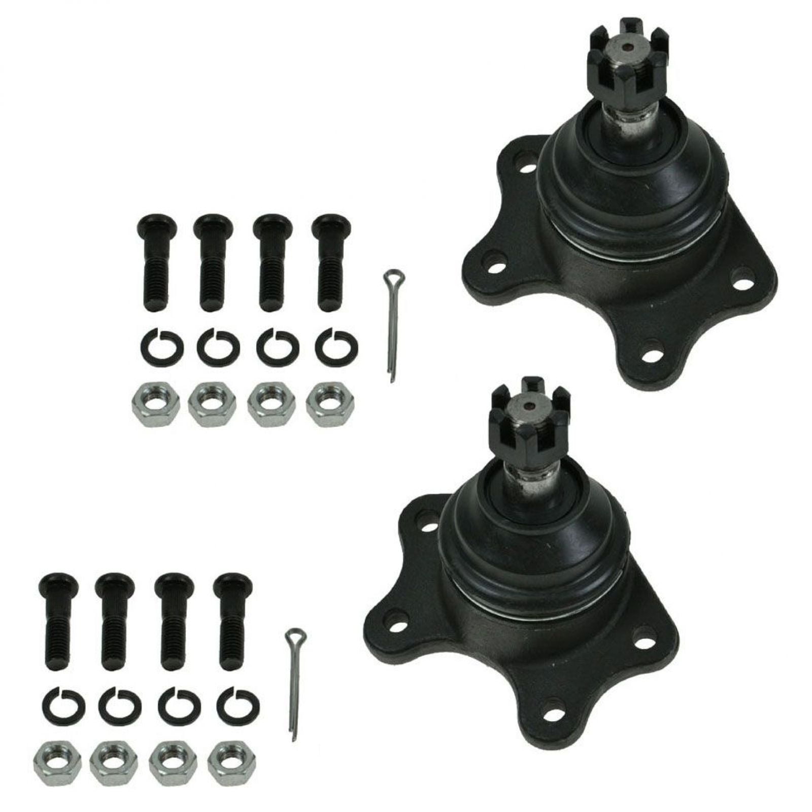 TRQ Front Upper Ball Joint Pair Set for Toyota T100 4Runner Pickup Truck 4WD PSA63149